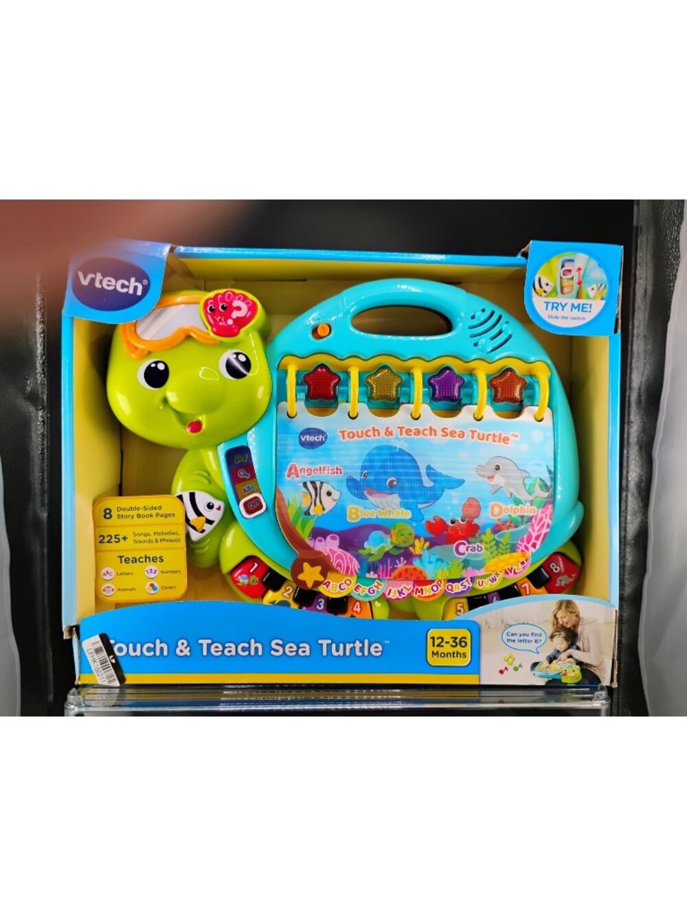 VTech Touch & Teach Sea Turtle Learning Toy 12-36 Months